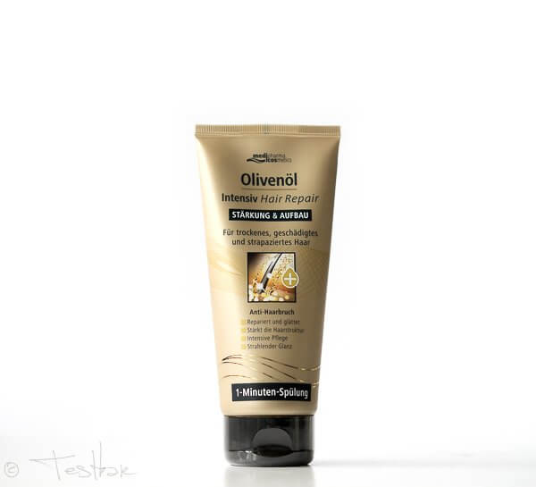 Unbezahlte Anzeige* - Olivenöl Intensiv Hair Repair Serie von medipharma cosmetics 3