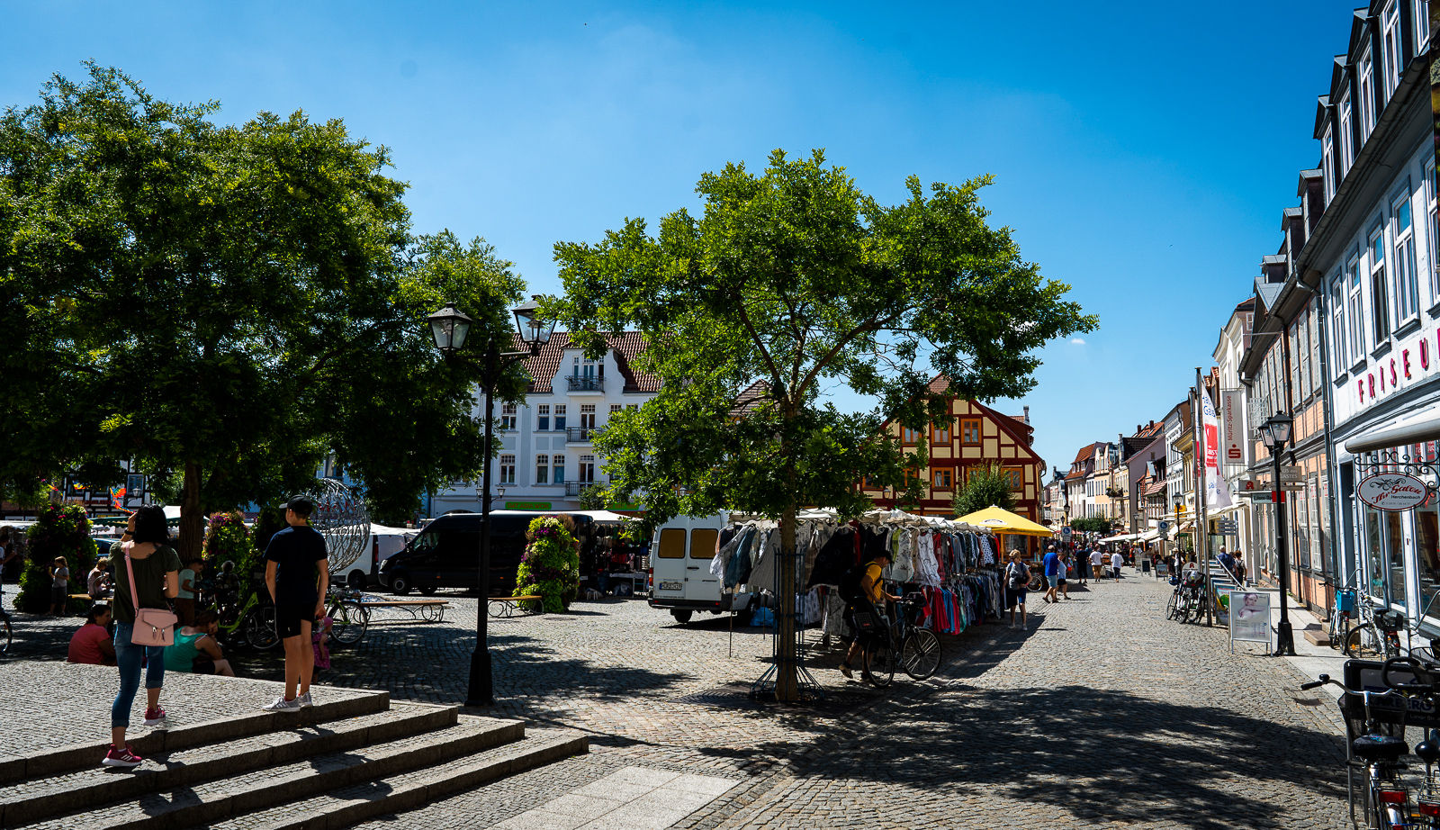 Waren am Müritzsee Innenstadt 