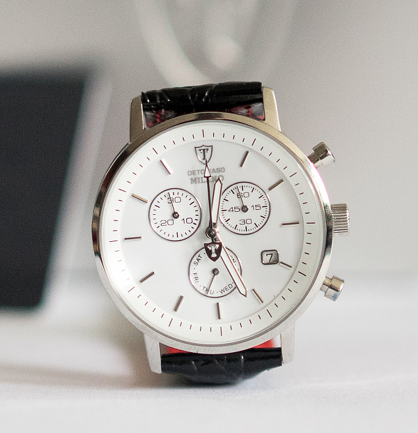 Herrenuhr - DETOMASO MILANO Chronograph White/Black