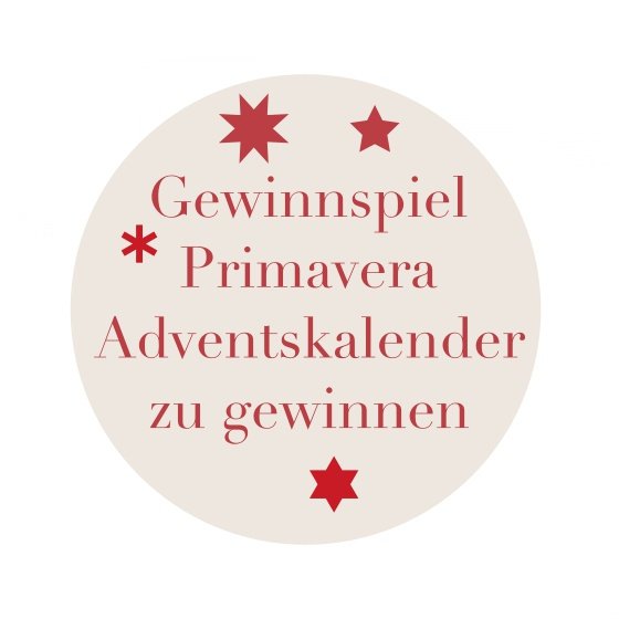 Gewinnspiel – Primavera Adventskalender 2017 zu gewinnen