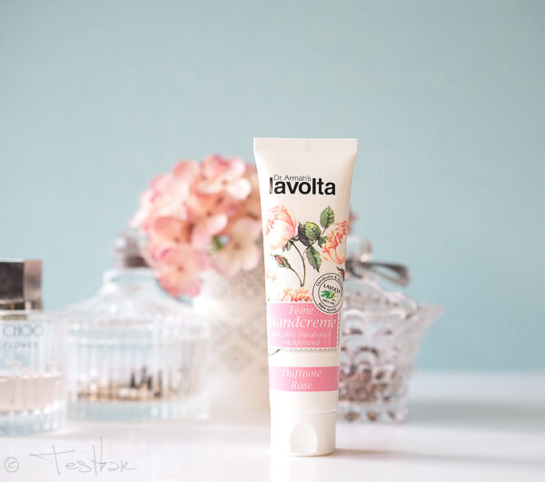 Feine Pflege Handcreme Rose von Lavolta