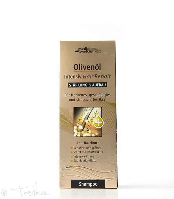 Unbezahlte Anzeige* - Olivenöl Intensiv Hair Repair Serie von medipharma cosmetics 1