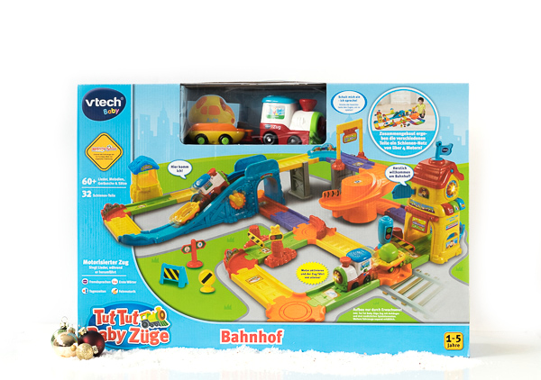 Last Minute Geschenk - Tut Tut Baby Züge - Bahnhof von VTech im Test - Beim Heiligabendgewinnspiel zu gewinnen