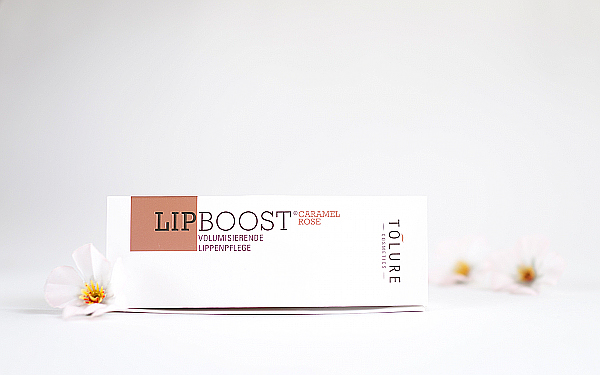 Lipboost caramel rose von Tolure Cosmetics für volle Lippen