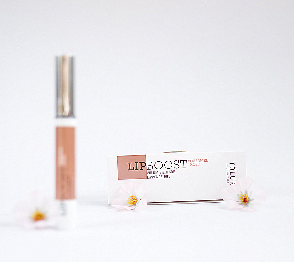 Lipboost caramel rose von Tolure Cosmetics für volle Lippen