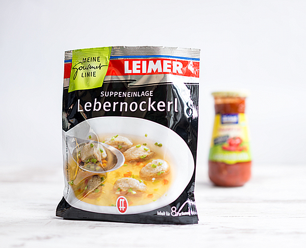 Degustabox im September 2014 - LEIMER Lebernockerln