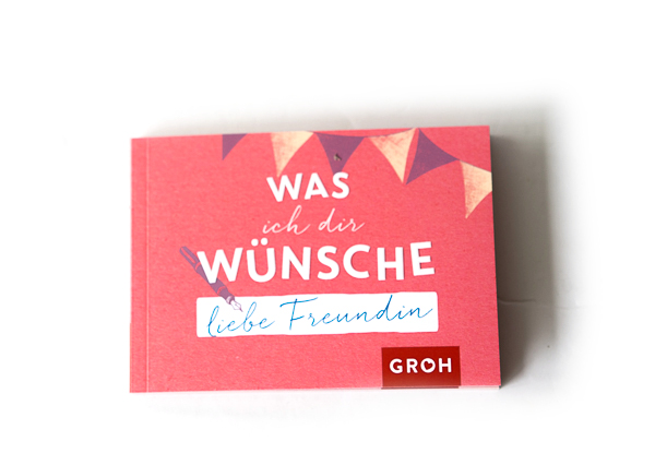 GROH - Eintragpocket "Was ich dir wünsche, liebe Freundin"