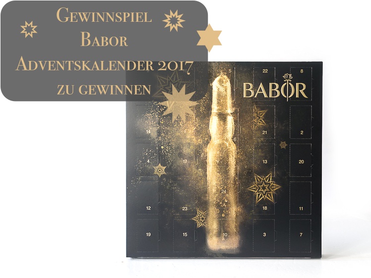 Gewinnspiel – Babor Adventskalender 2017 zu gewinnen