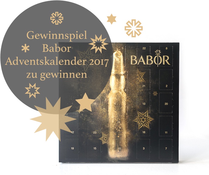 Gewinnspiel – Babor Adventskalender 2017 zu gewinnen