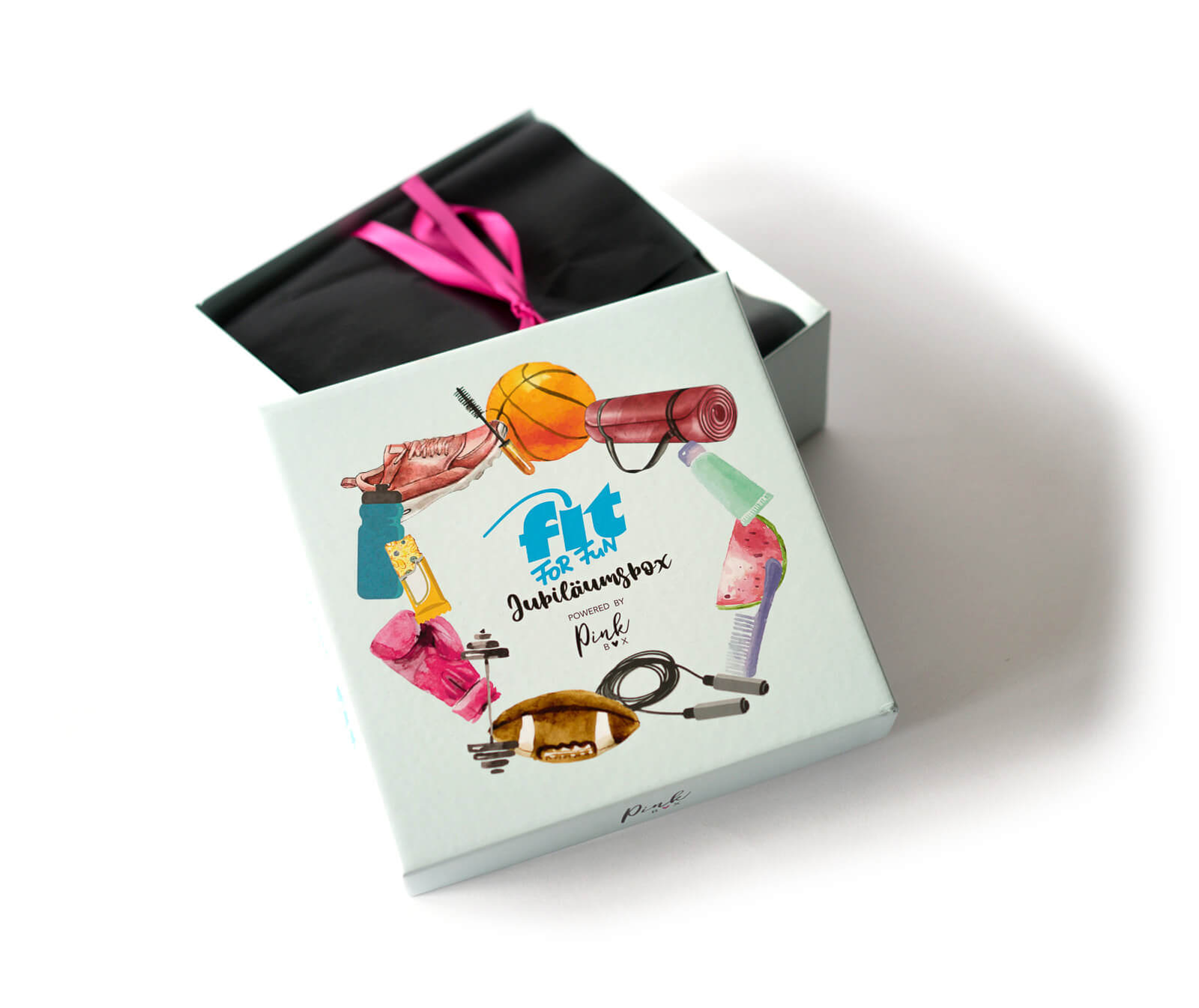 DIE PINK BOX im Juli 2019 – Pink Box Fit For Fun x Pink Box 2019