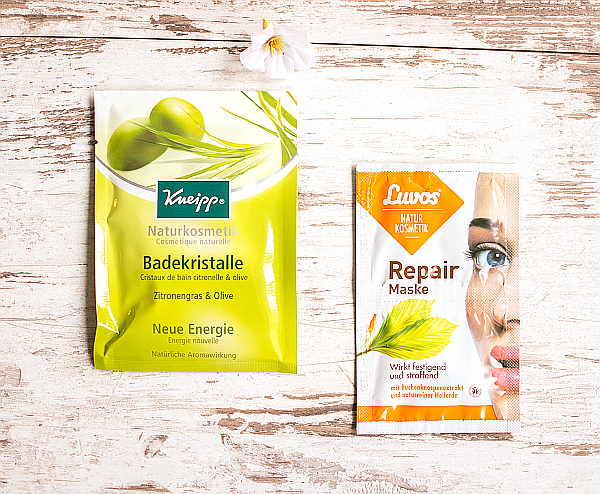 Luvos - Repair Maske und Kneipp - Badekristalle Zitronengras & Olive
