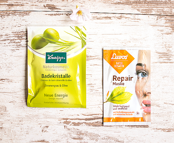 Luvos - Repair Maske und Kneipp - Badekristalle Zitronengras & Olive