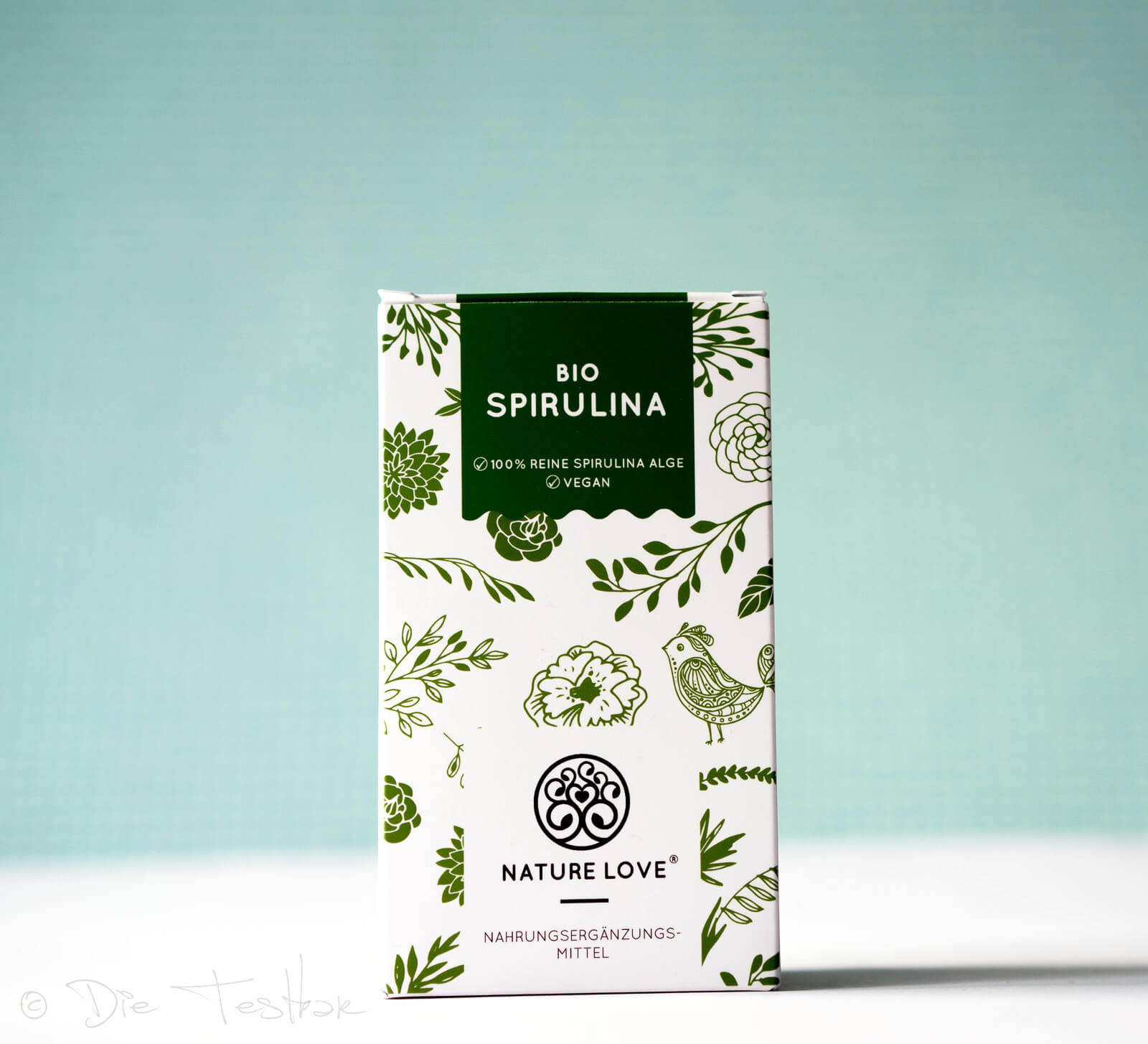 Bio-Spirulina - Presslinge aus 100% reinen Bio-Spirulina-Algen von Nature Love