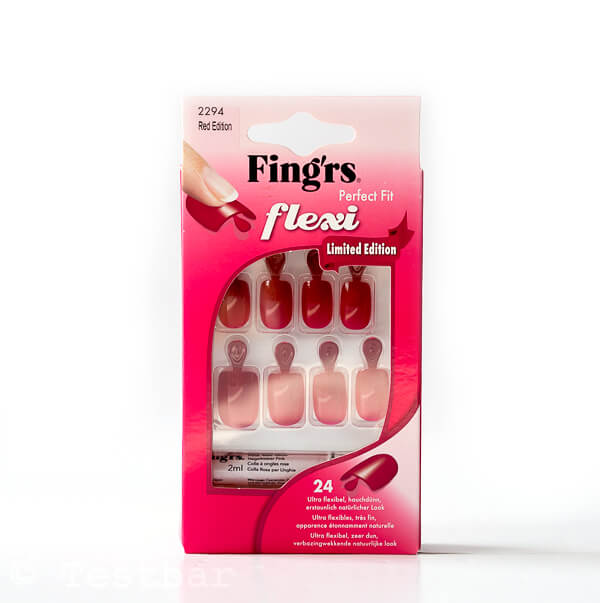 Fing’rs Flexi Nails: Rote Nägel zum Aufkleben