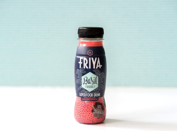 FRIYA - Superfood Drink mit Basilikum-Samen
