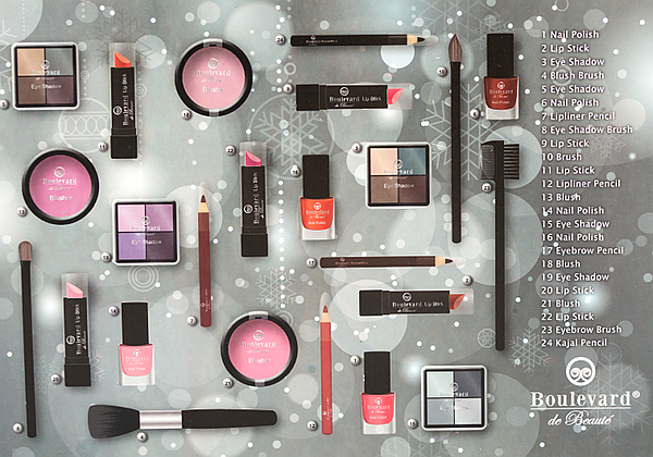 Boulevard de Beauté Beauty Adventskalender mit Kosmetik