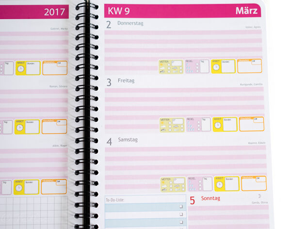 Mein Taschenkalender - Review und Gewinnspiel