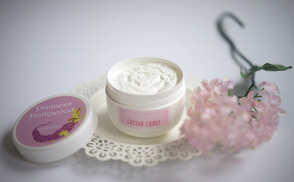 Handgefertigte Naturkosmetik - Körpersahne Cotton Candy