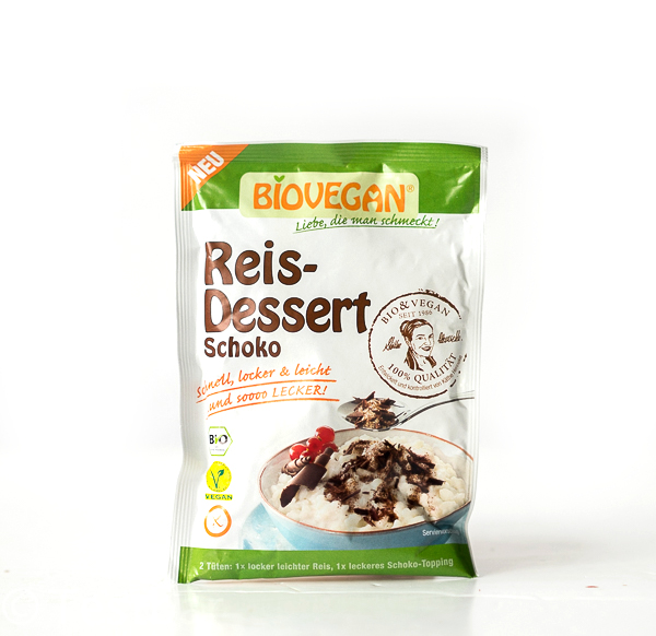 Biovegan Reis-Dessert Schoko, BIO, Süße Pause