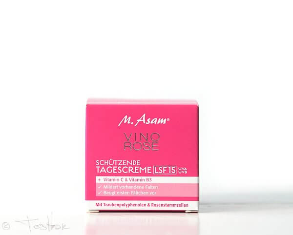 Vino Rose Tagescreme mit LSF 15 von M. Asam
