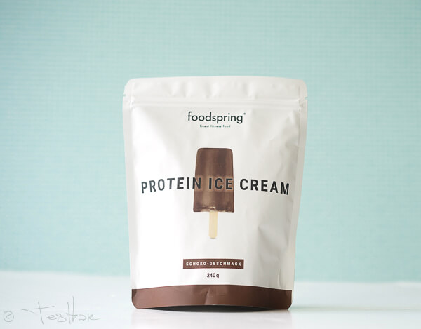 Protein Ice Cream von foodspring mit sehr hohem Proteingehalt und ohne zugesetzten Zucker