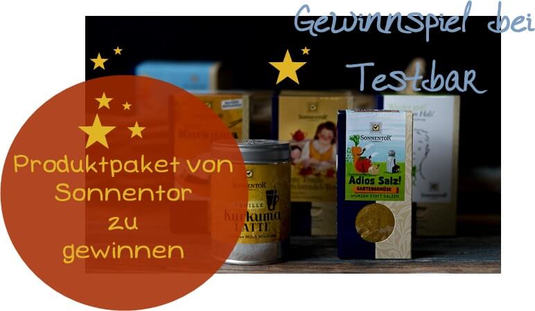 Produkttest mit Gewinnspiel - Tolle Produkte in Bioqualität von Sonnentor