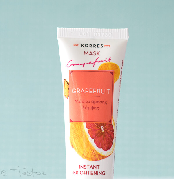 GRAPEFRUIT Instant brightening mask von Korres