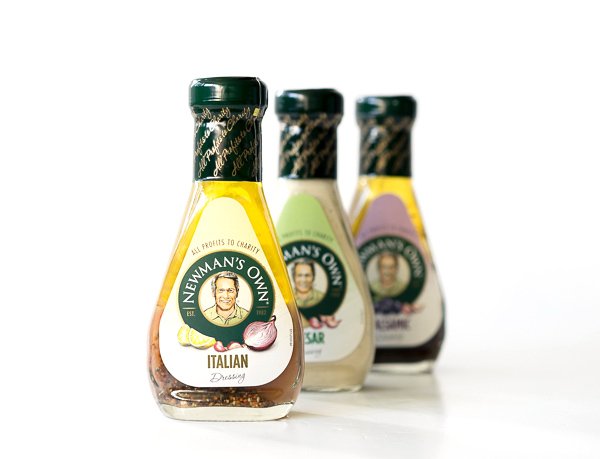 NEWMAN'S OWN- Caesar Dressing, NEWMAN'S OWN- Italian Dressing und NEWMAN'S OWN - Balsamic Dressing