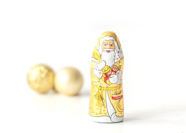 MINI-WEIHNACHTSMÄNNER GOLD VOLLMILCH PERFORIERT