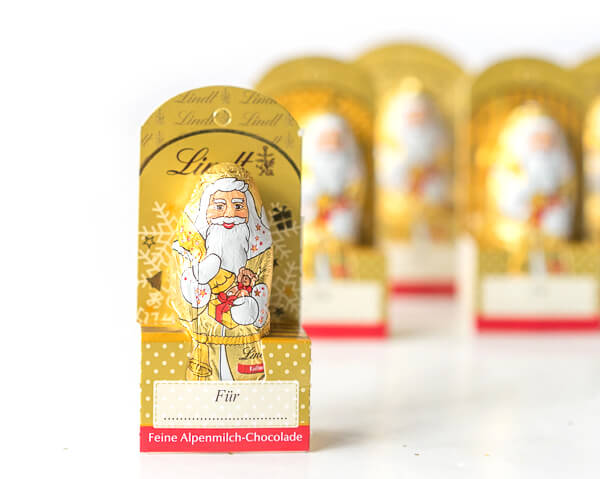 MINI-WEIHNACHTSMÄNNER GOLD VOLLMILCH PERFORIERT