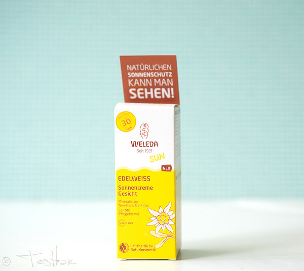 Naturkosmetik - Weleda Edelweiss Sonnencreme Gesicht LSF 30