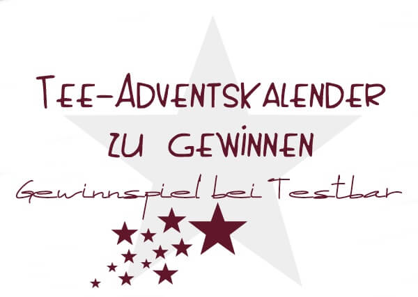 Gewinnspiel - Stimmungsvoller Tee-Adventskalender 2016 von TeeGschwendner