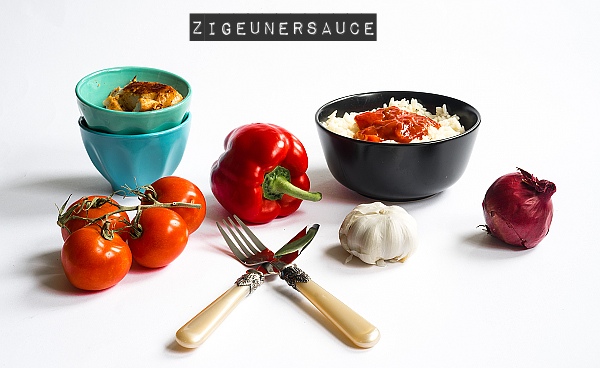 Rezept - Selbstgemachte Zigeunersauce mit Reis