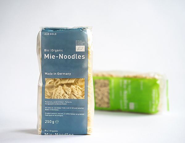 Degustabox Mai 2014 - ALB-GOLD - Bio Mie-Noodles und Mie-Noodles Dinkel 