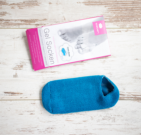 Die SPABOX Mai 2014 - WOLKE SIEBEN– Gel Socken