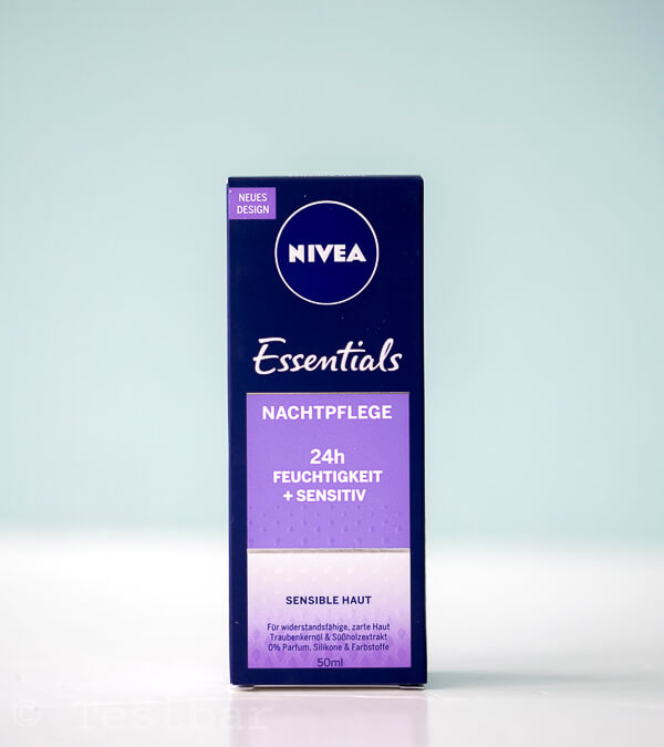 SANFT ERHOLTE HAUT - NIVEA Essentials 24h FEUCHTIGKEIT + SENSITIV Nachtpflege