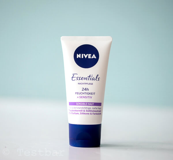 SANFT ERHOLTE HAUT - NIVEA Essentials 24h FEUCHTIGKEIT + SENSITIV Nachtpflege