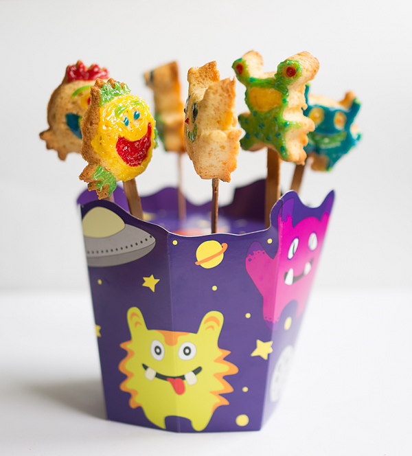 MonsterPops für Kuchen am Stil