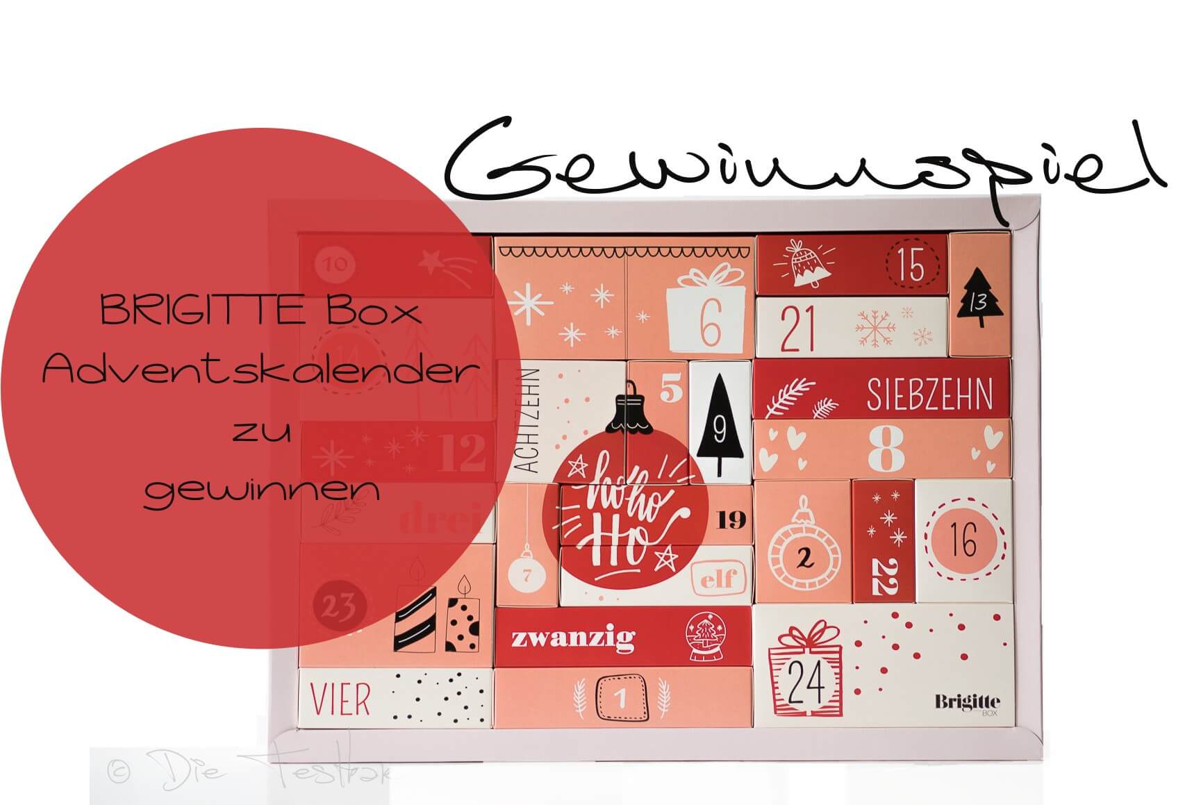 Unbezahlte Anzeige*: Gewinnspiel – BRIGITTE Box Adventskalender zu gewinnen