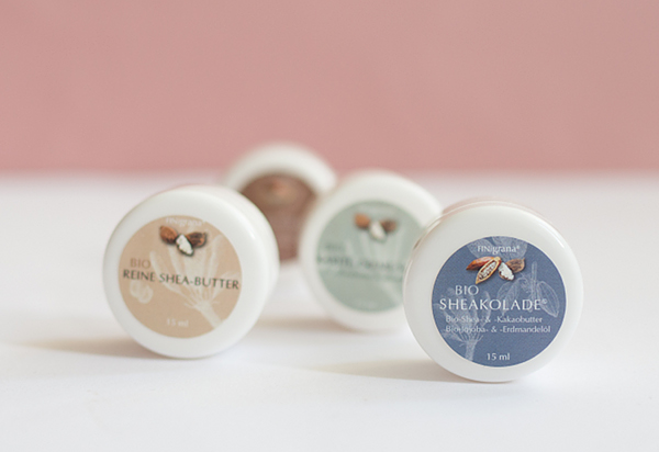 Shea und Kakaobutter Pflege-Set: 4 x 15ml