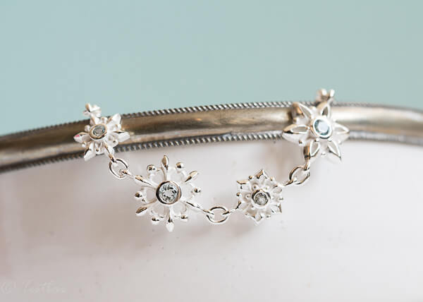 Geschenkideen - Snowflake Armband aus Silber 