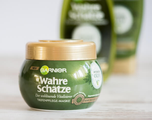 Wahre Schätze - Der wohltuende VitalisiererTiefenpflege - Maske Mythische Olive