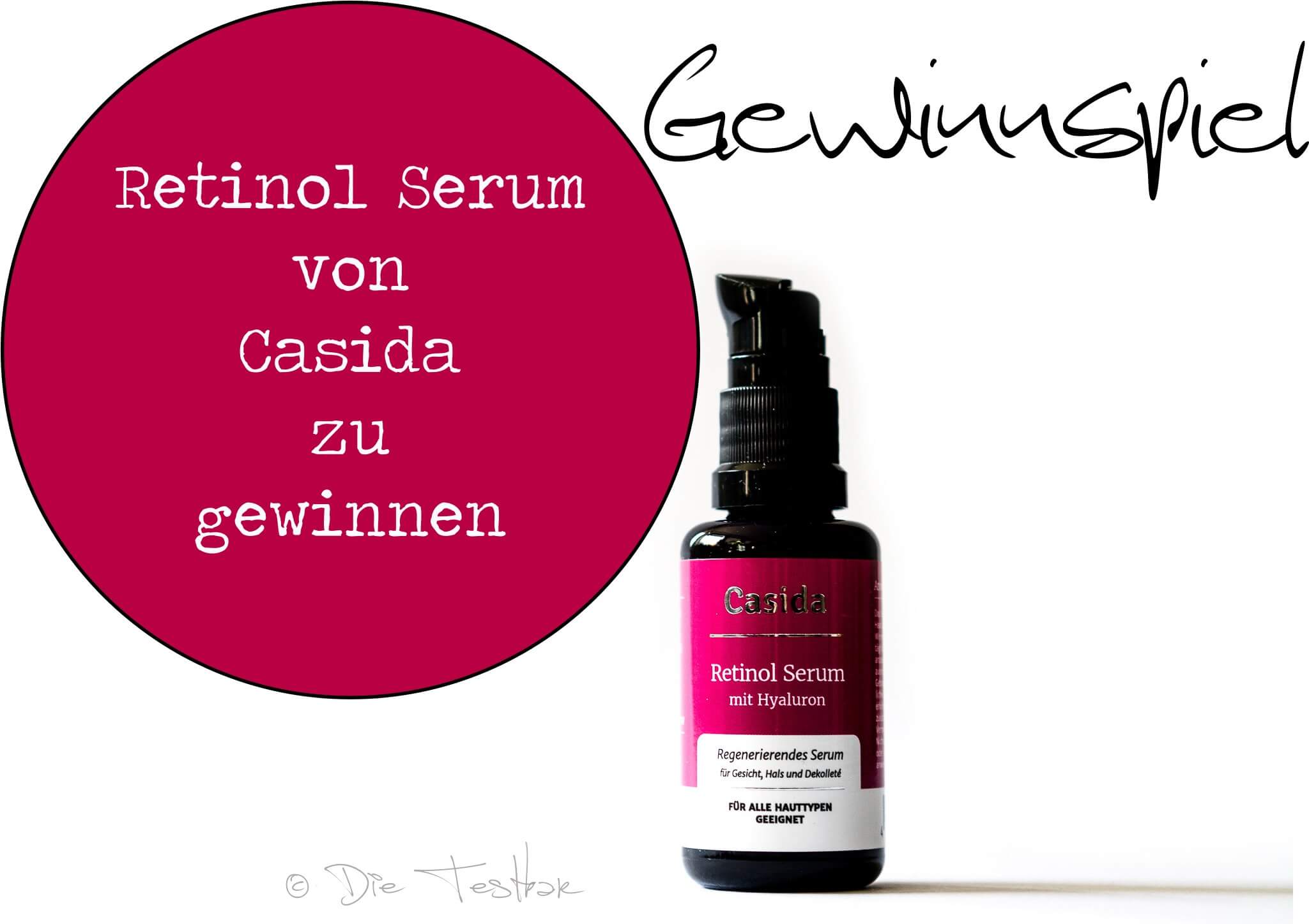 Gewinnspiel – Wirksame Anti-Aging Pflege – Retinol Serum von Casida zu gewinnen