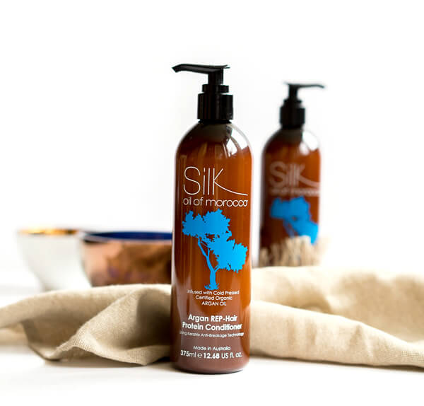 Silk OIL OF MOROCCO Intense Moisture Haarpflegeset mit Arganöl - Intensive Feuchtigkeits-Spülung