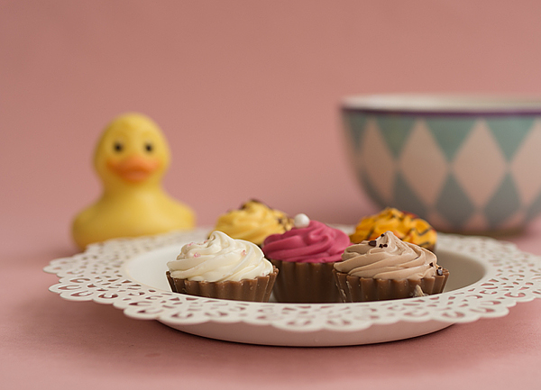 Ickx - Mini Cupcakes in pinker Geschenkbox 
