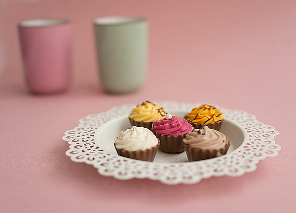 Ickx - Mini Cupcakes in pinker Geschenkbox 