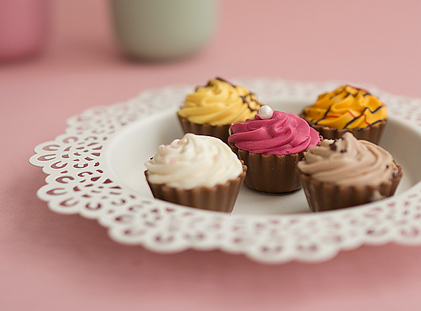 Ickx - Mini Cupcakes in pinker Geschenkbox 