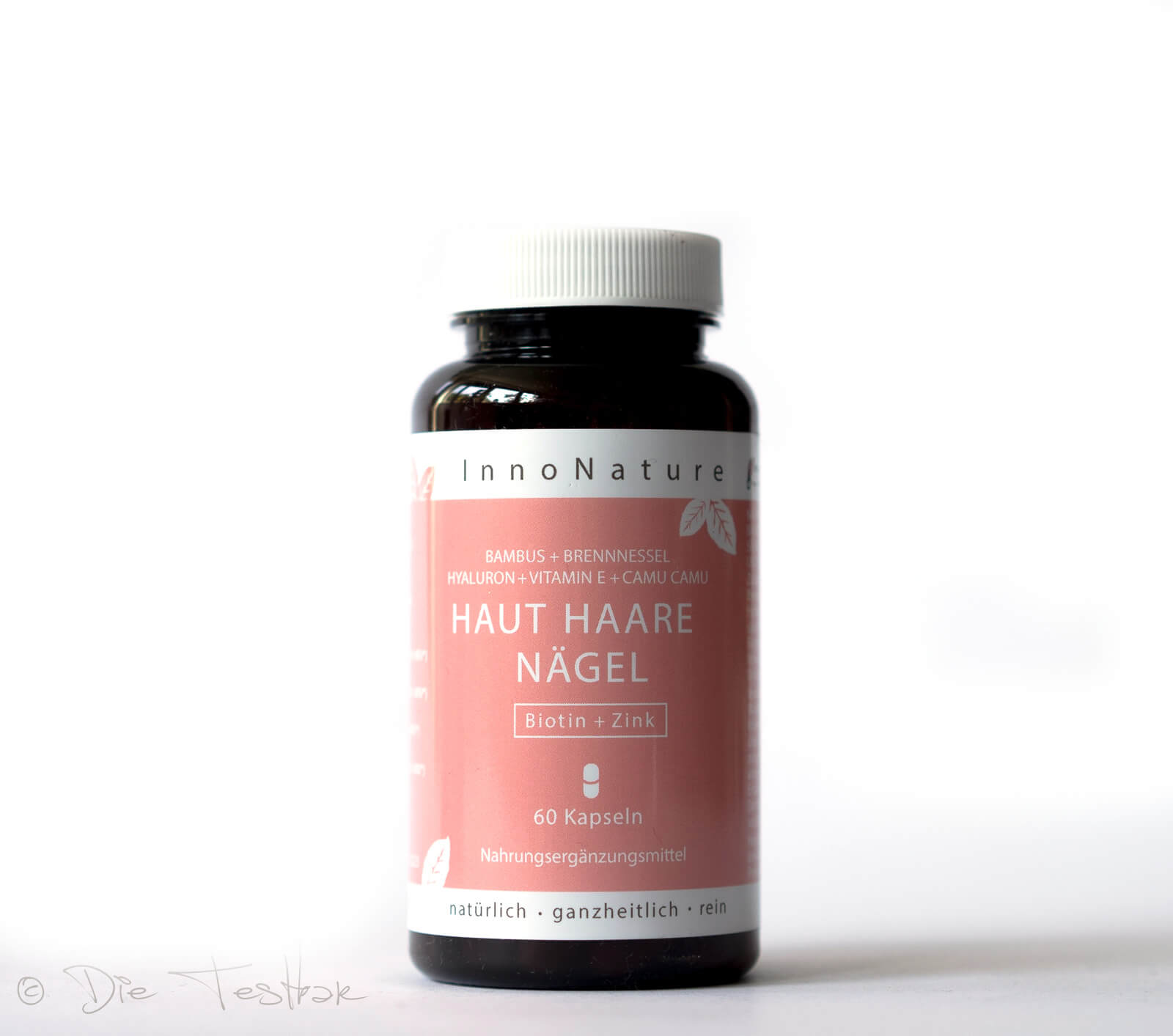 Haut-Haare-Nägel Kapseln: Bambus, Brennnessel, Hyaluronsäure, Vitamin E, Biotin, Zink