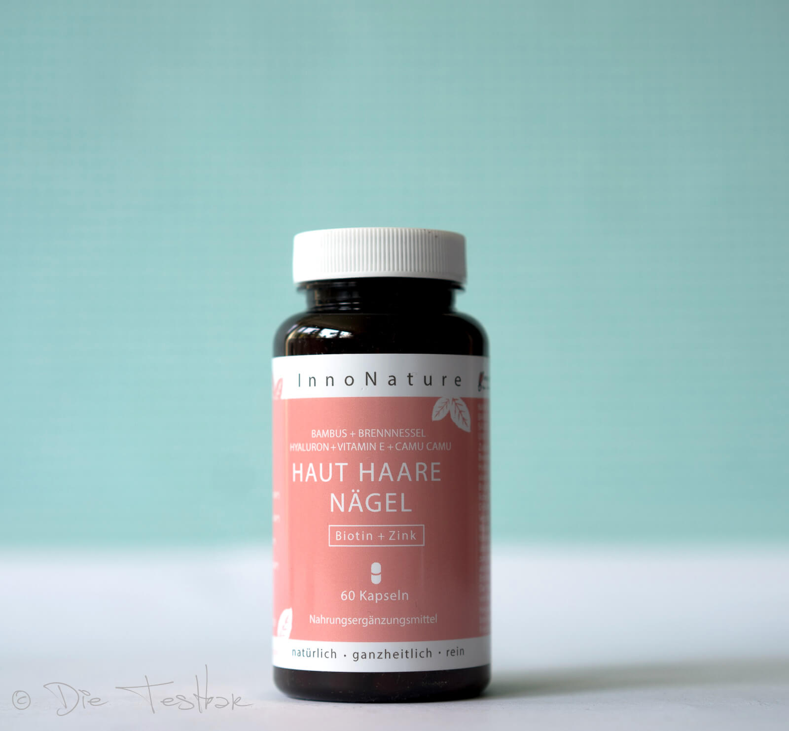 Haut-Haare-Nägel Kapseln: Bambus, Brennnessel, Hyaluronsäure, Vitamin E, Biotin, Zink