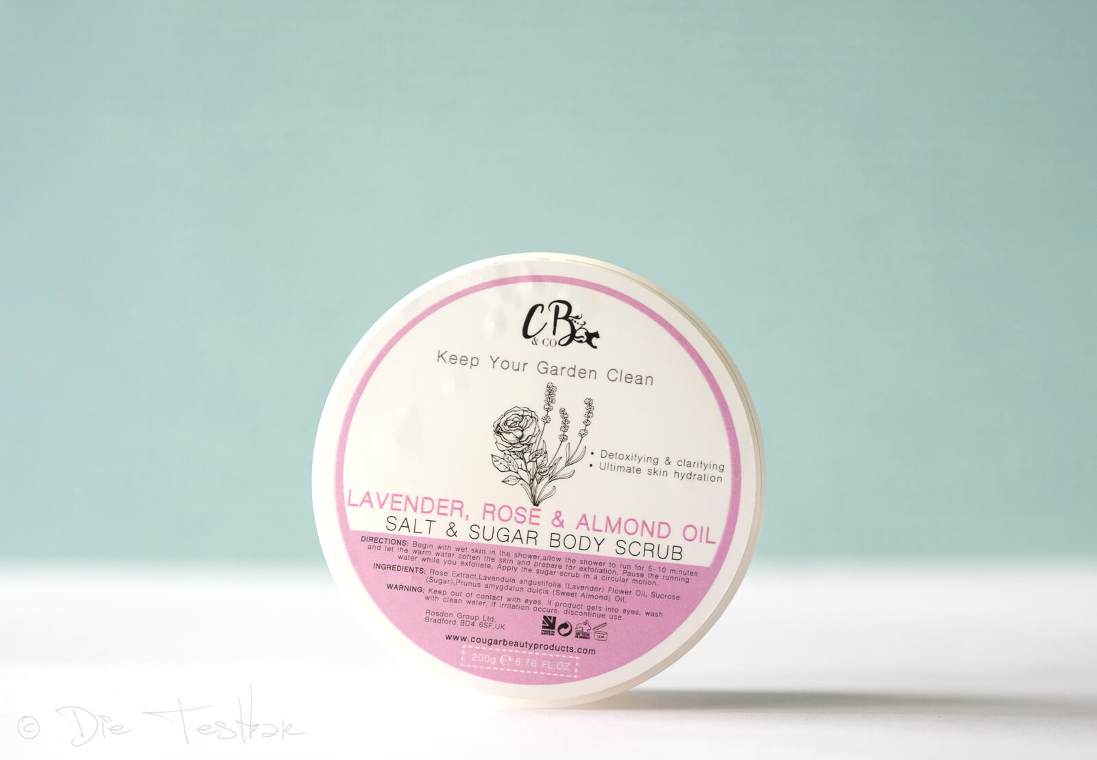 COUGAR BEAUTY - BODY SCRUB LAVENDER & ROSE